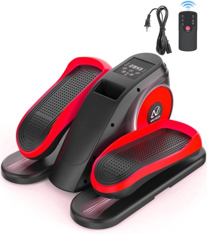 ANCHEER Under Desk Elliptical Machine, Electric Ellipse Leg Exerciser for Seniors with Remote Control-Ancheer