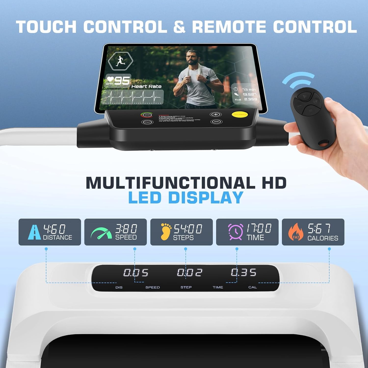 Ancheer Folding Treadmill with Incline