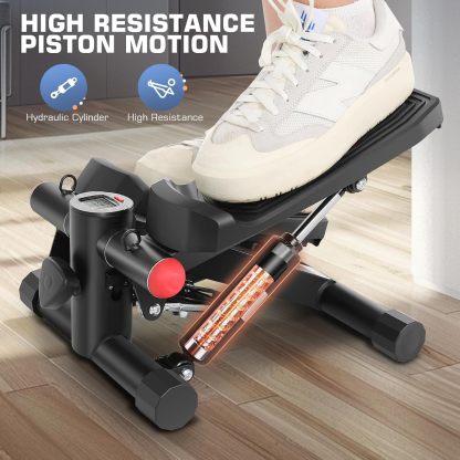 ANCHEER Steppers for Exercise at Home, Stepper with Resistance Bands