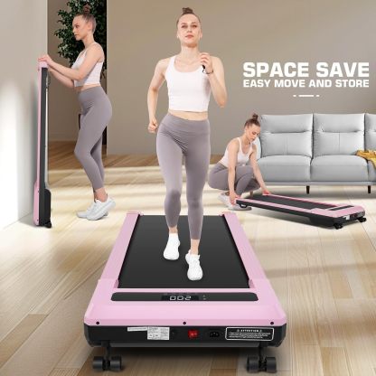ANCHEER Walking Pad Treadmill with 9% Auto Incline