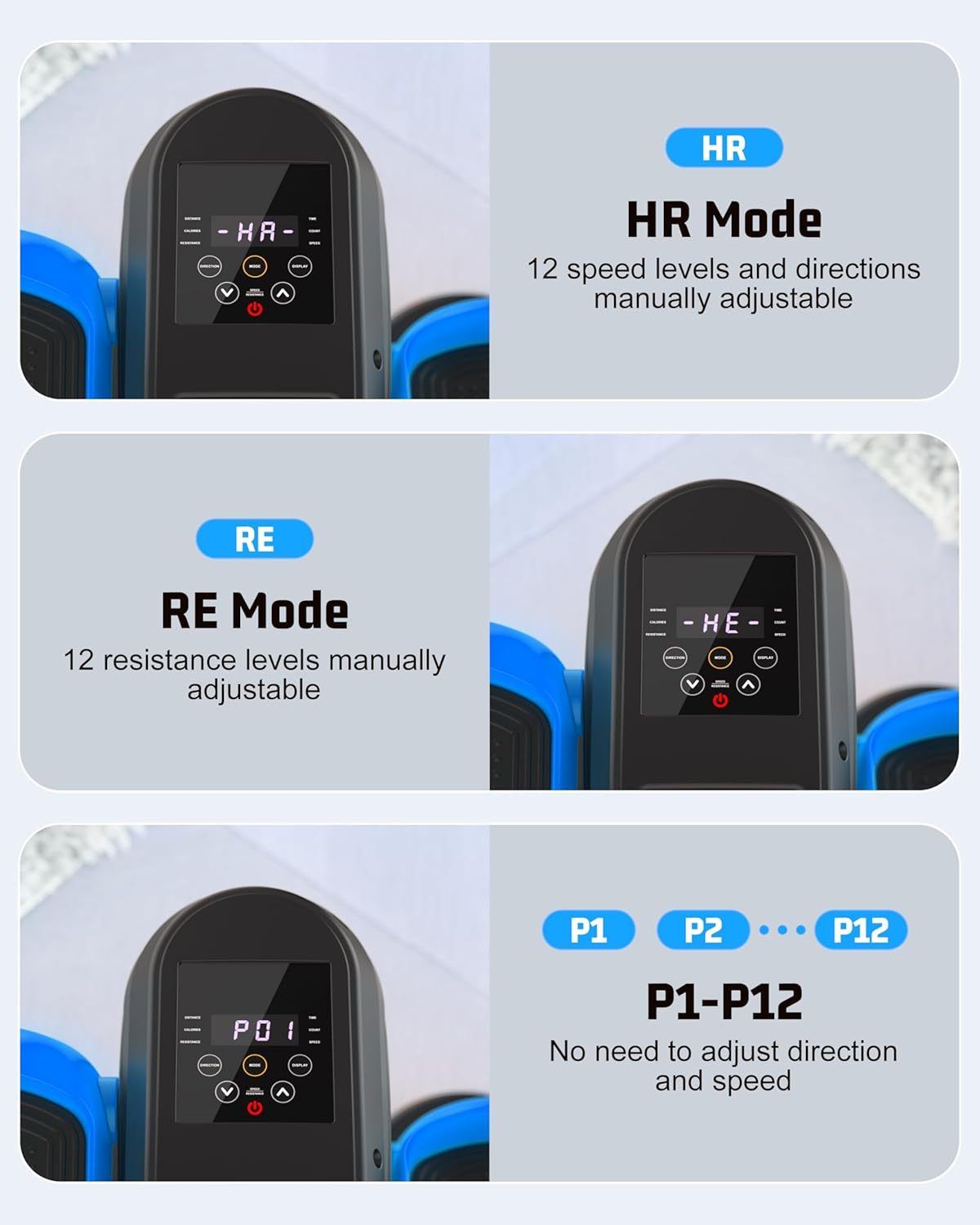 ANCHEER Under Desk Elliptical Machine, Electric Ellipse Leg Exerciser for Seniors with Remote Control-Ancheer