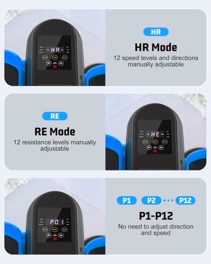 ANCHEER Under Desk Elliptical Machine, Electric Ellipse Leg Exerciser for Seniors with Remote Control-Ancheer