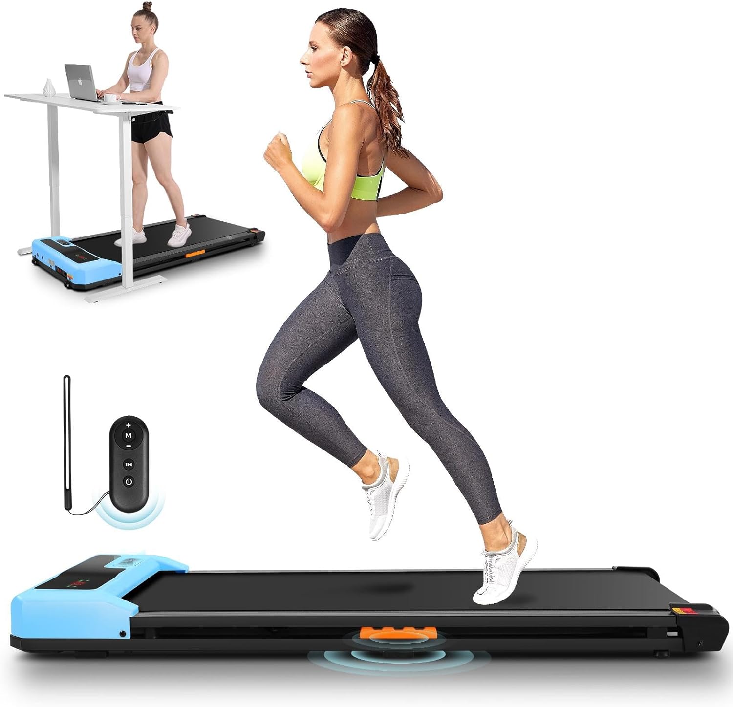 ANCHEER 2.5HP Walking Pad Treadmill with Remote Control