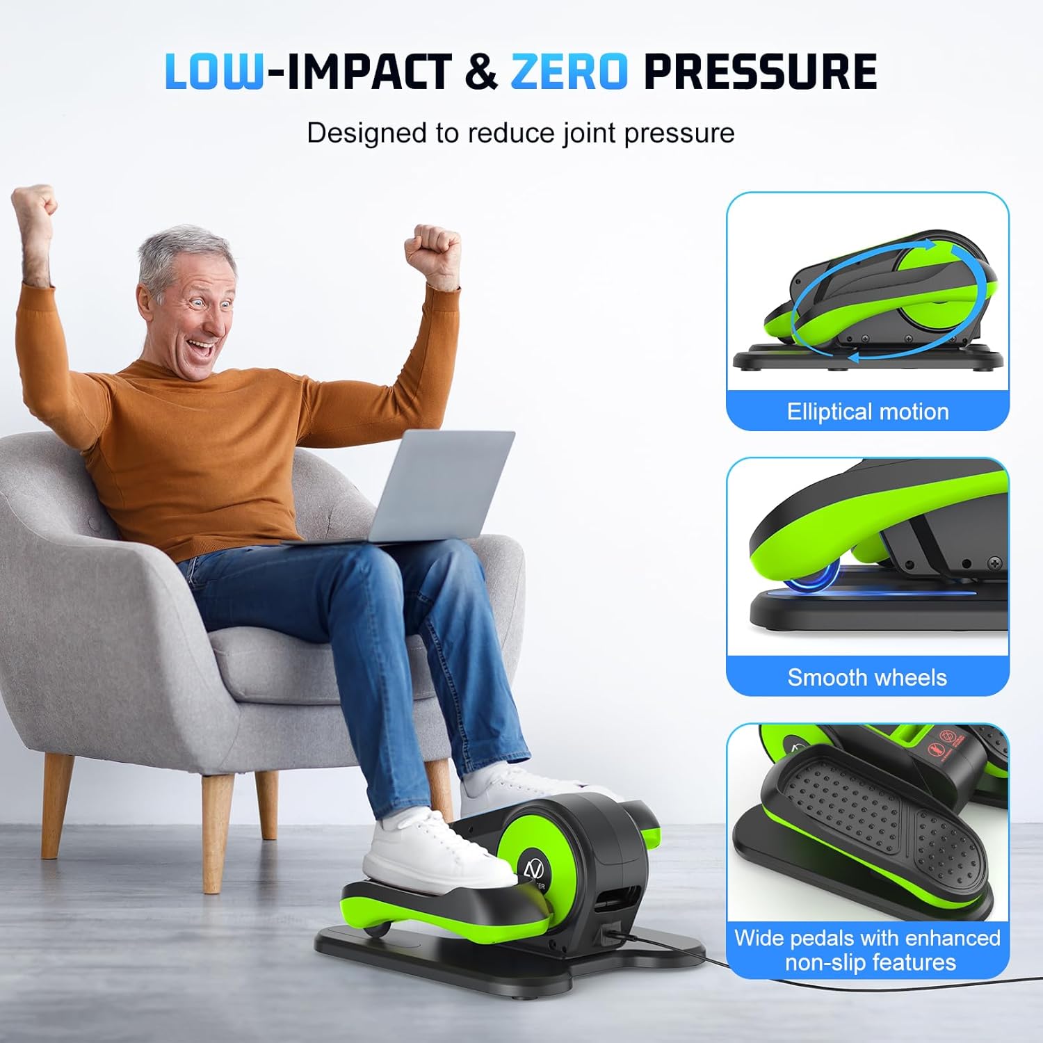 ANCHEER Under Desk Elliptical