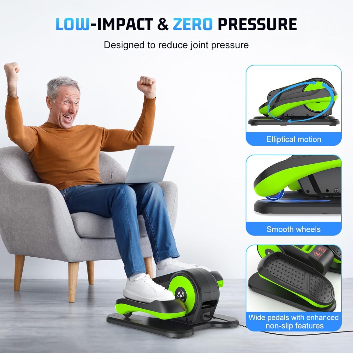 ANCHEER Under Desk Elliptical