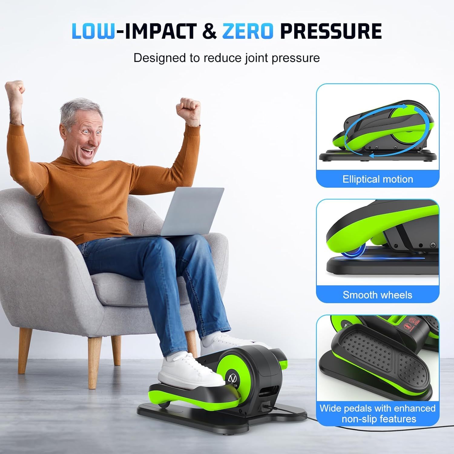 ANCHEER Under Desk Elliptical