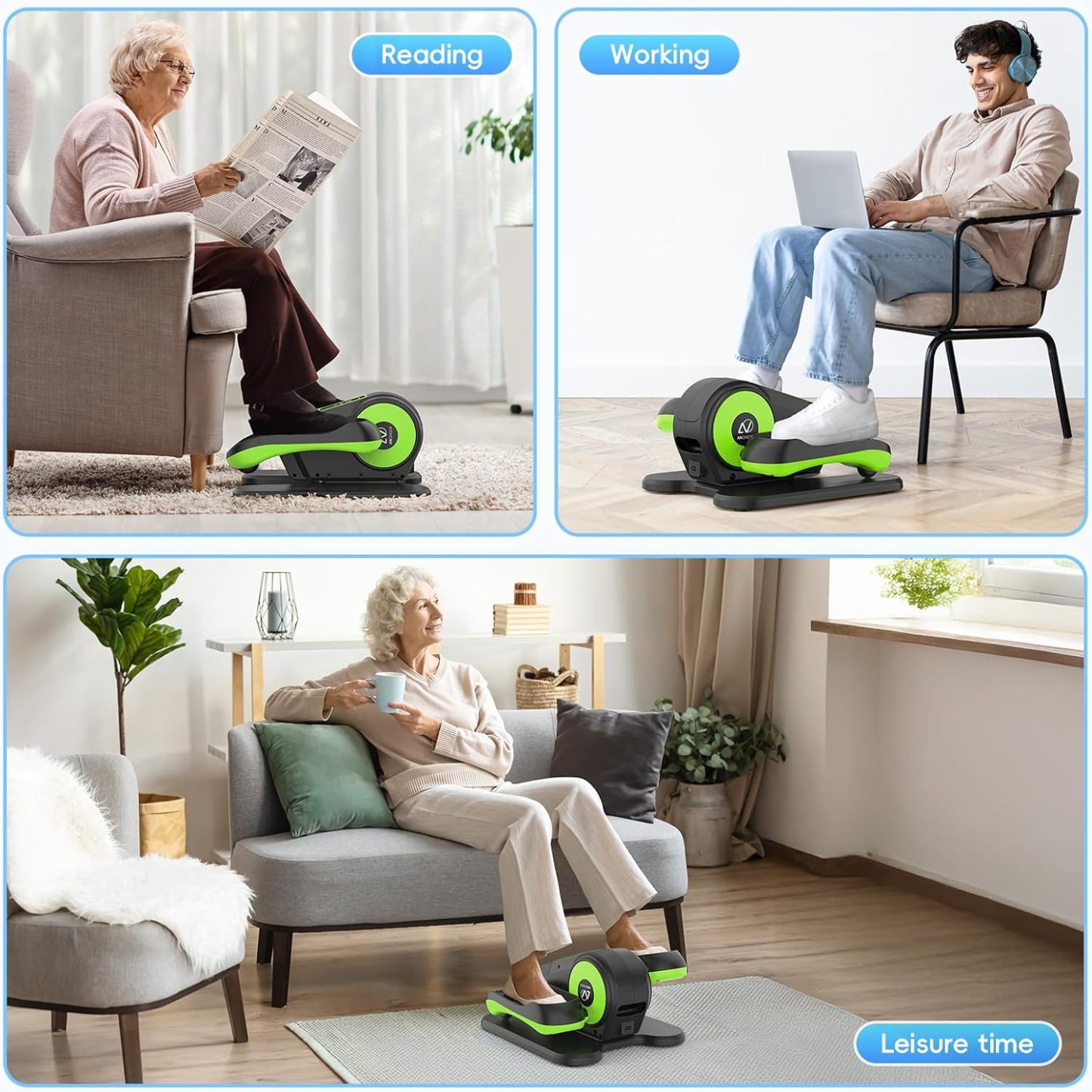 ANCHEER Under Desk Elliptical