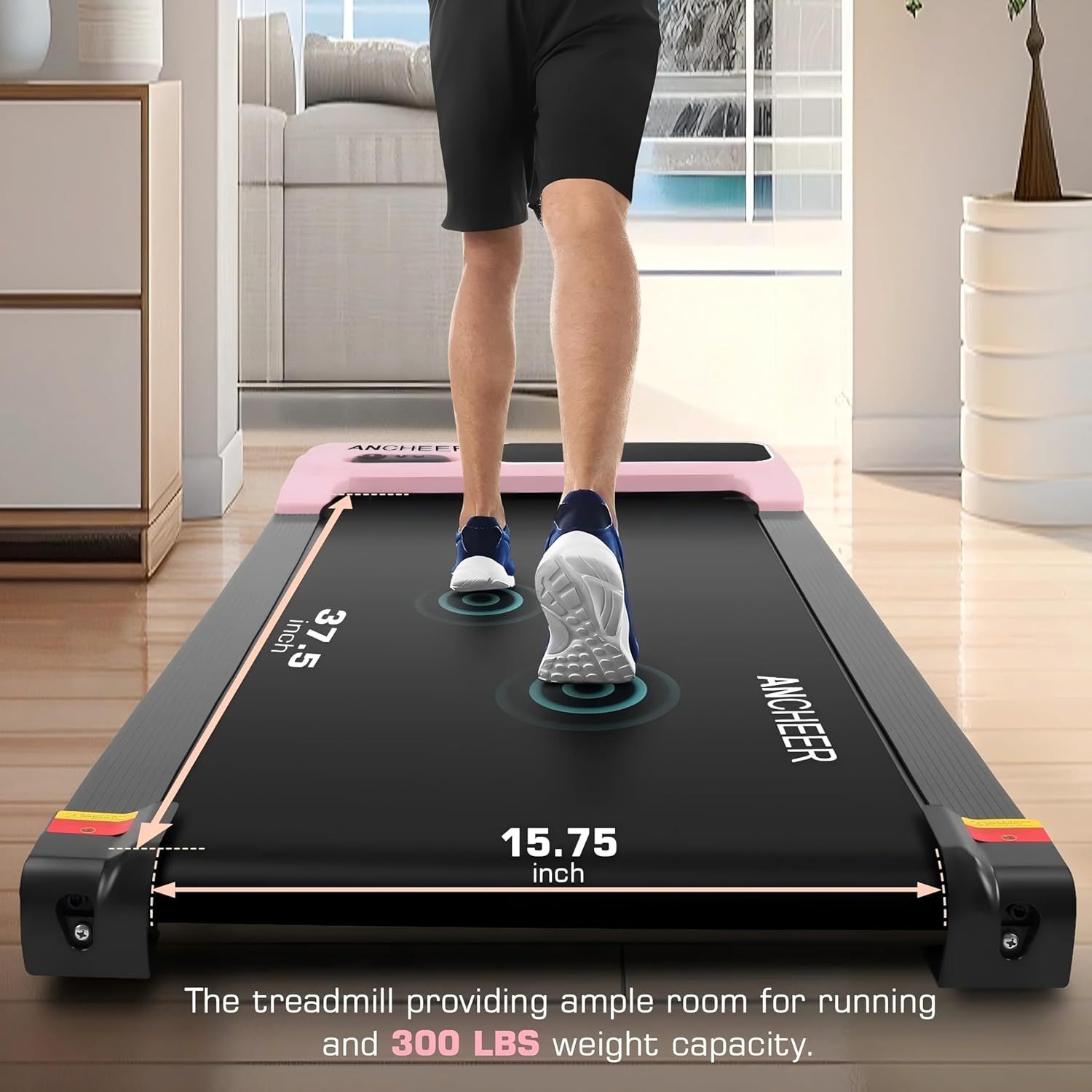 ANCHEER Walking Pad Under Desk Treadmill