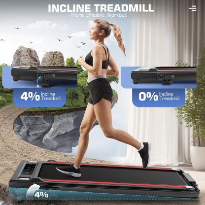 ANCHEER Treadmills, 3 in 1 Folding Treadmill with Incline