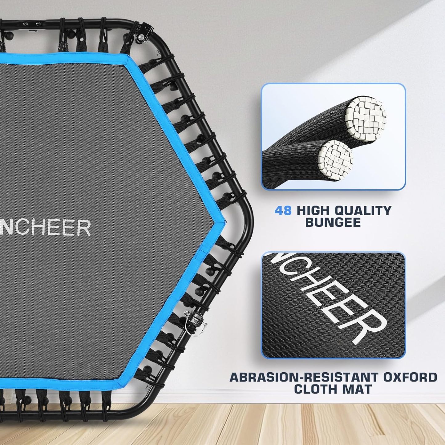 ANCHEER 50" Rebounder Trampoline for Adults