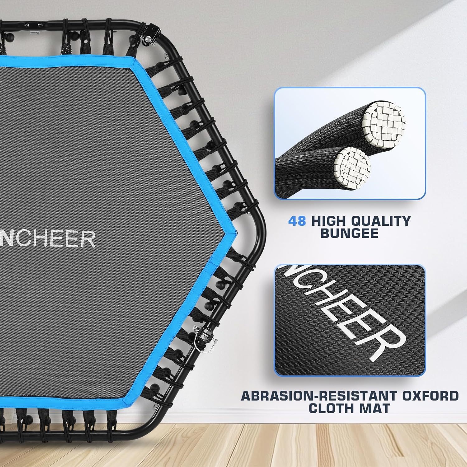 ANCHEER 50" Rebounder Trampoline for Adults