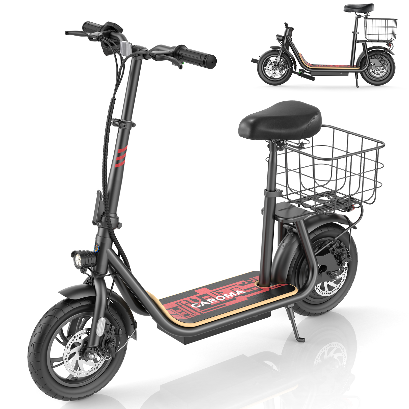 Caroma 560W Electric Scooter with Seat Z1