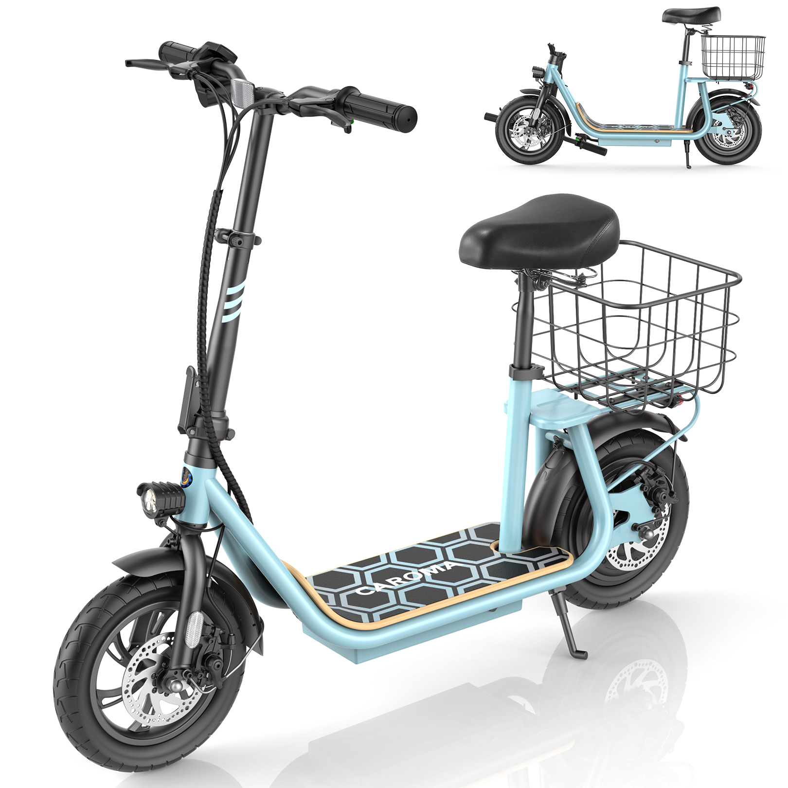 Caroma 560W Electric Scooter with Seat Z1