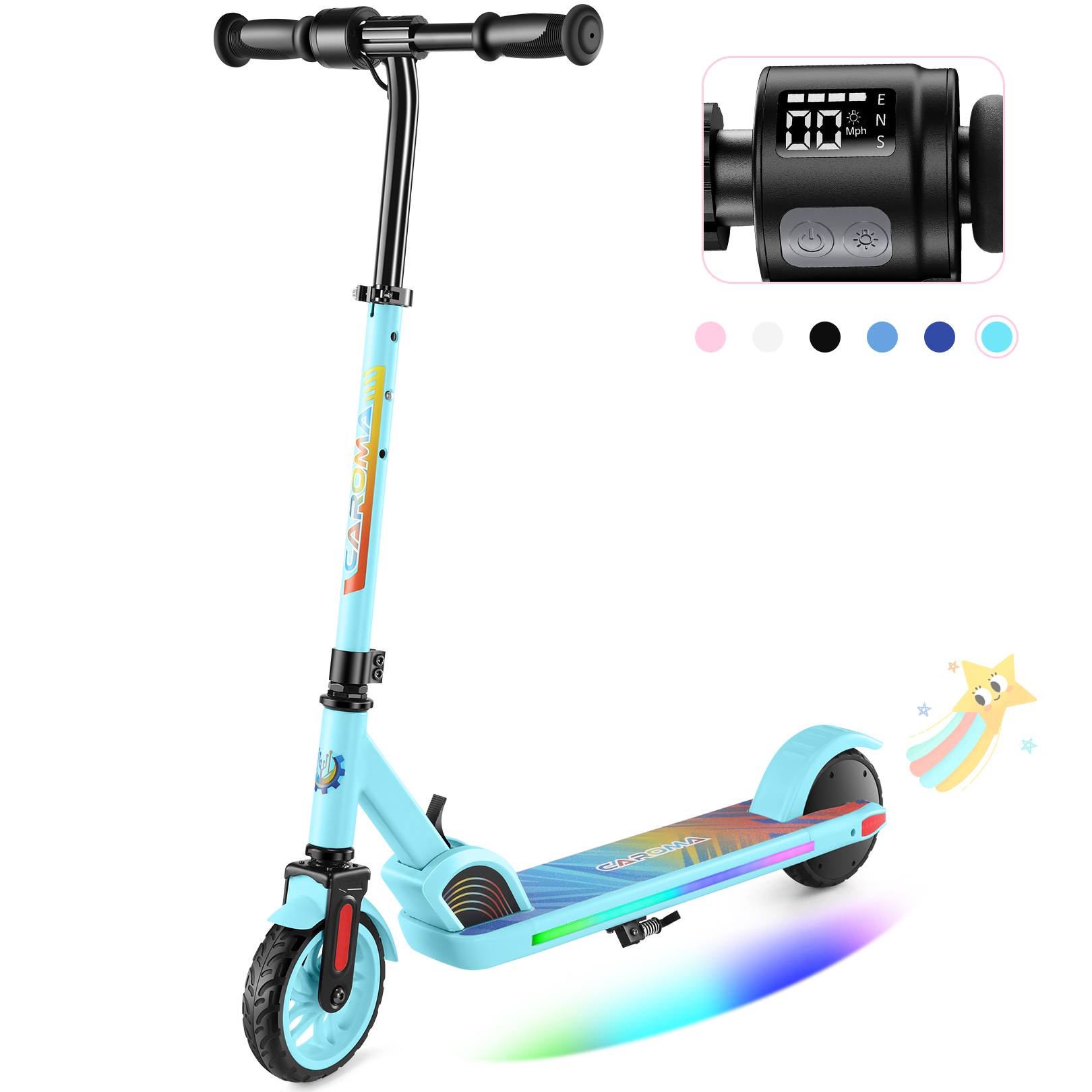 Caroma E35 Kids Electric Scooter 150W Motor with LED Display