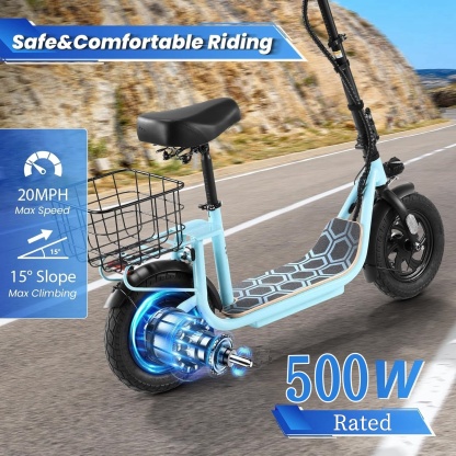 Caroma 819W  Electric Scooter with Seat Z2