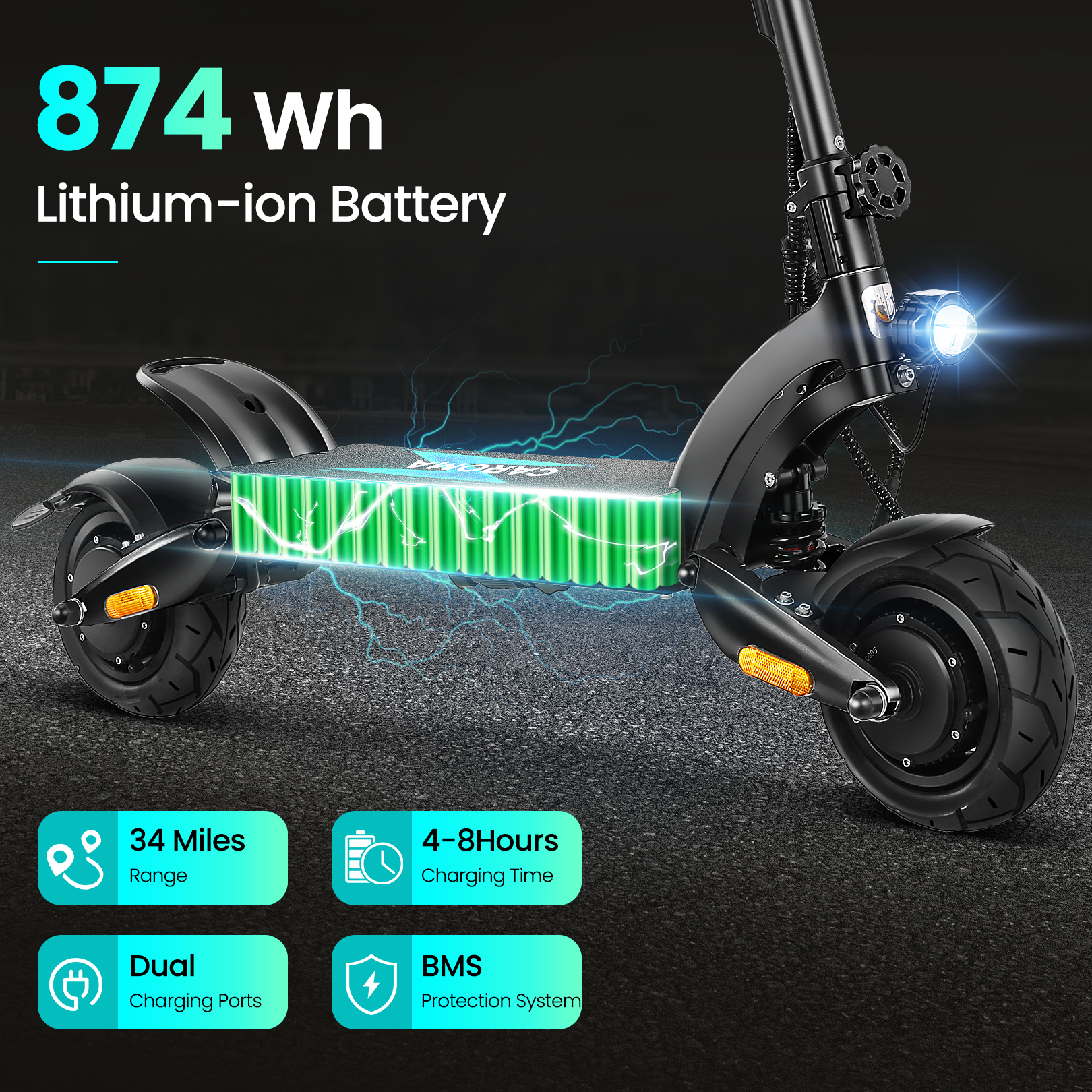 Caroma Electric Scooter Lightning