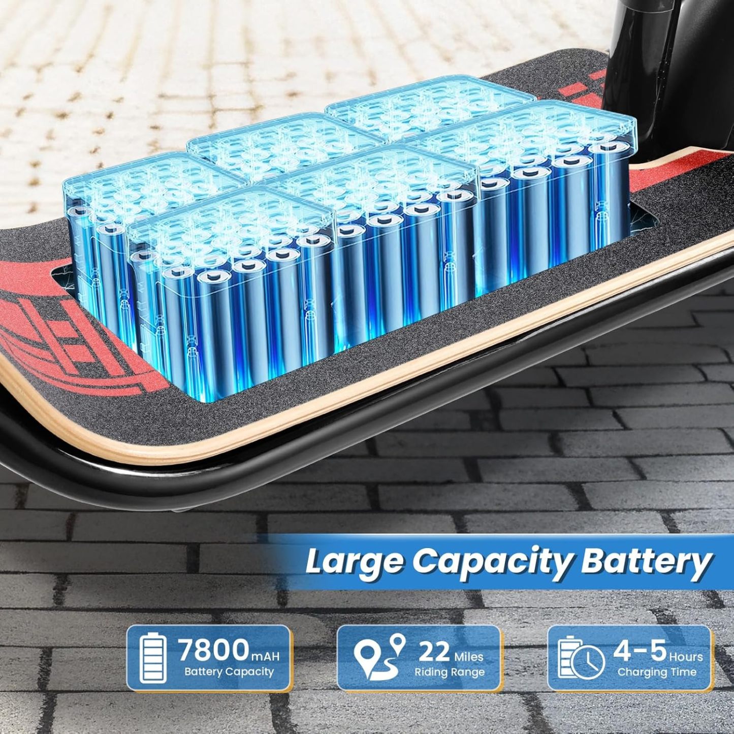 Caroma 819W Foldable Electric Scooter with Child Seat Z5