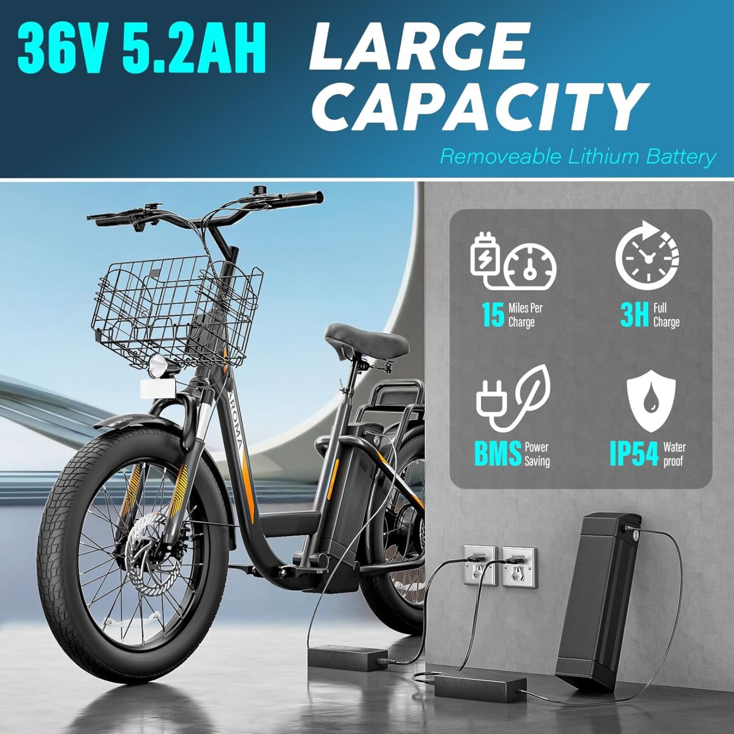 Caroma 560W Electric Scooter with Off-Road Tires K3