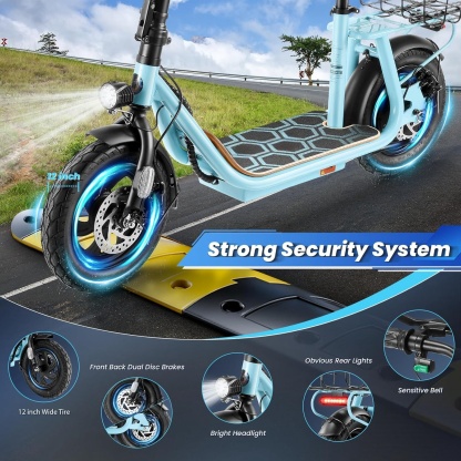 Caroma 819W  Electric Scooter with Seat Z2