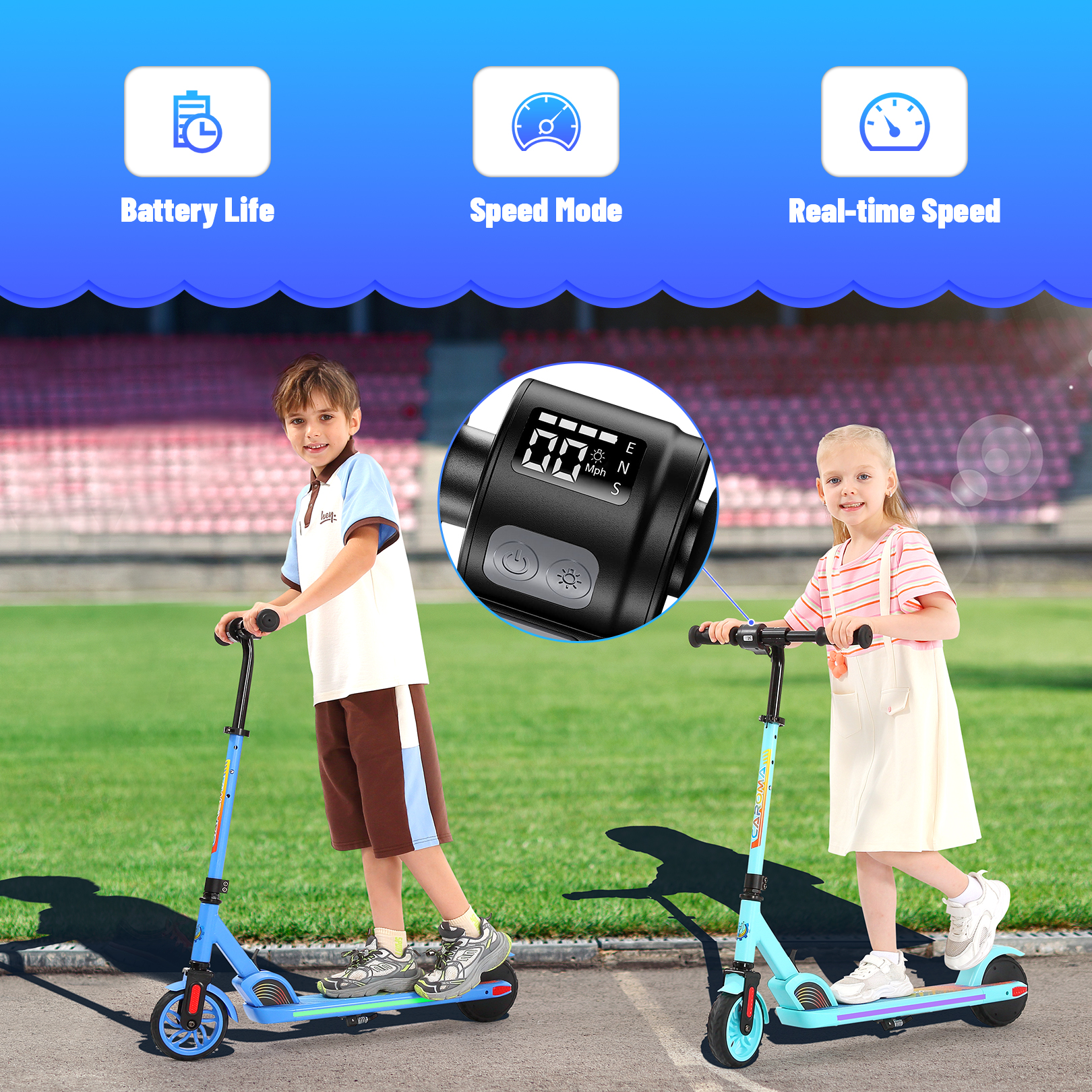 Caroma 180W Kids Electric Scooter E35 PRO