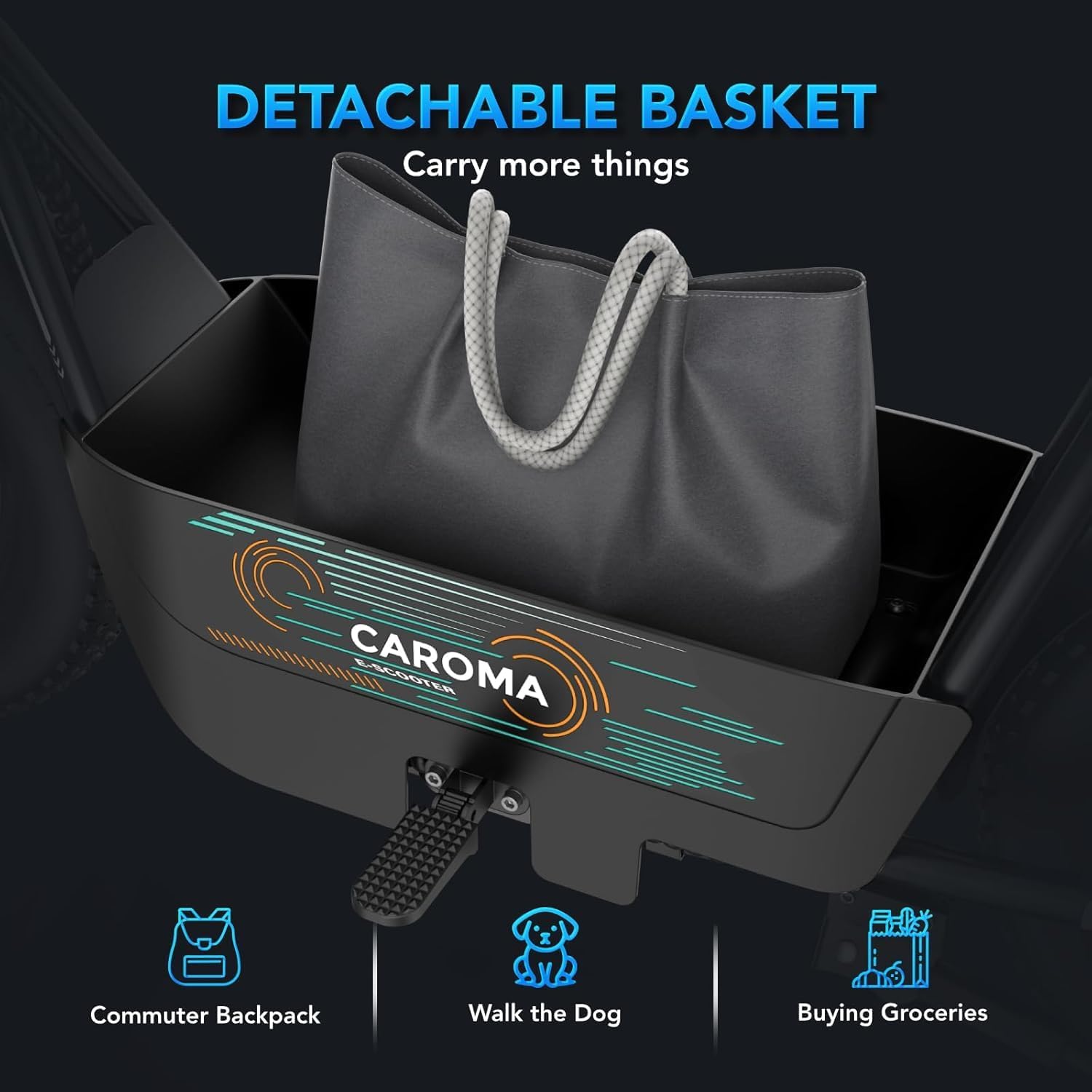 Caroma Electric Scooter with Seat D Series