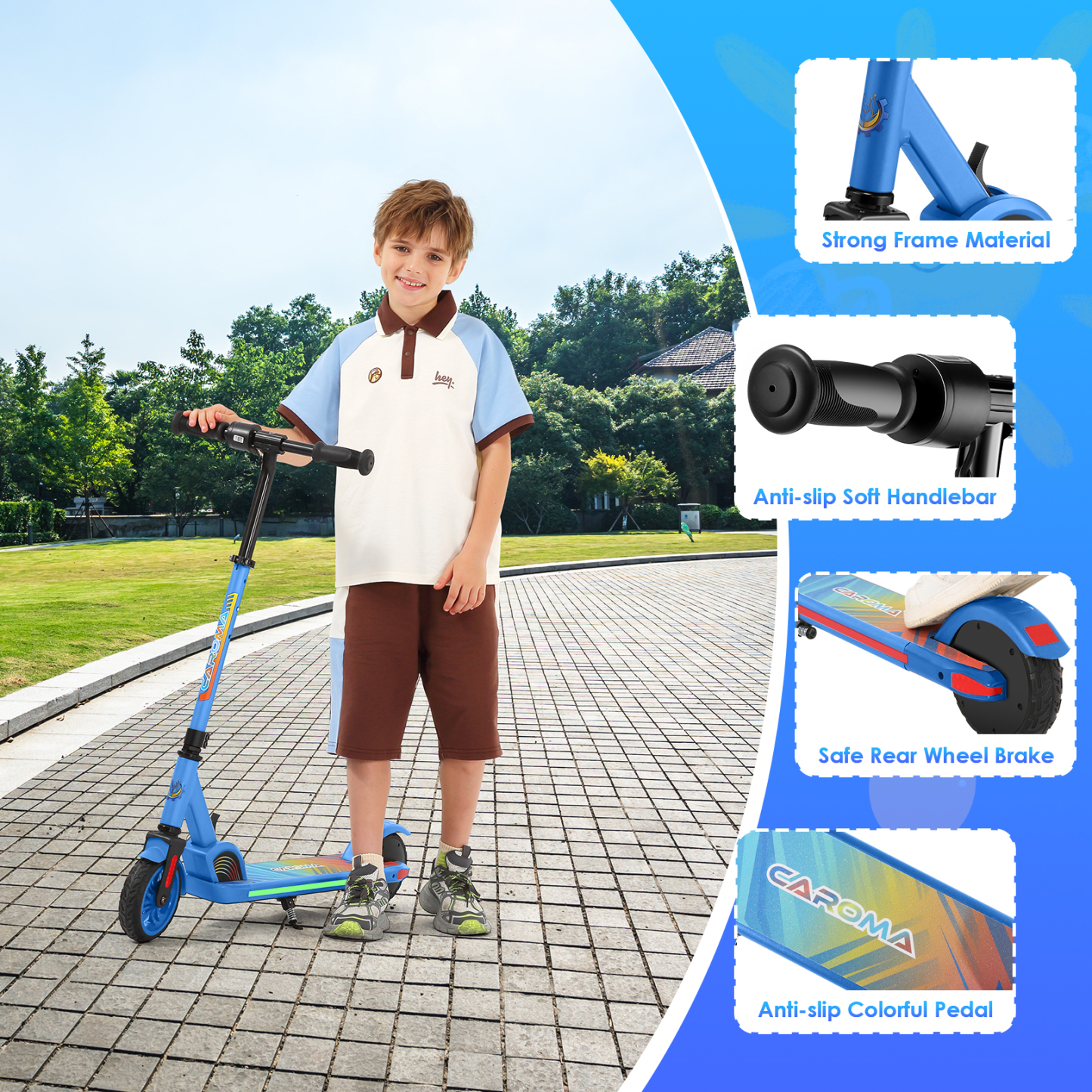Caroma 180W Kids Electric Scooter E35 PRO