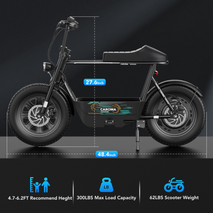 Caroma Electric Scooter with Seat D Series