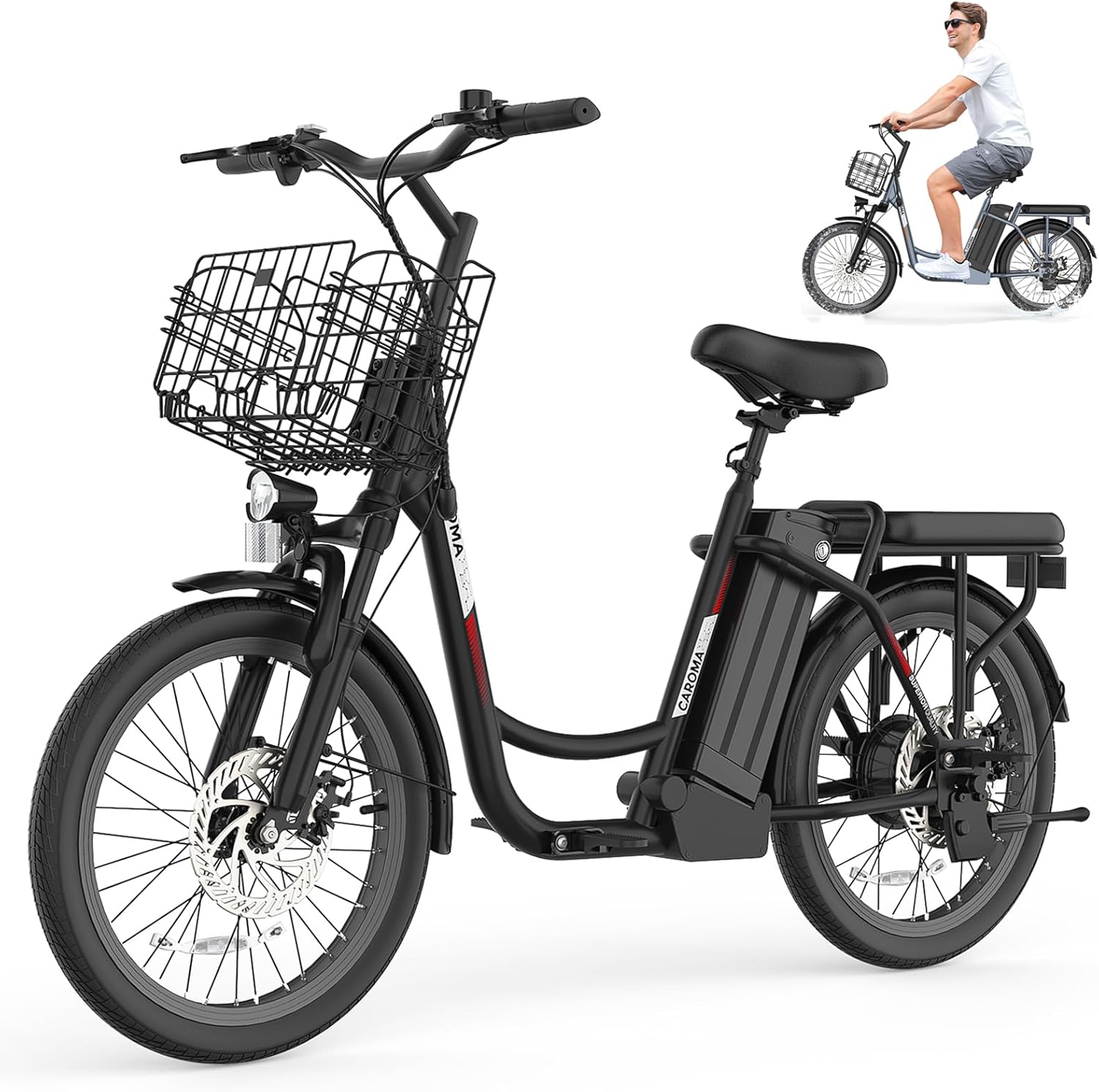 Caroma 560W Electric Scooter with Seat K1