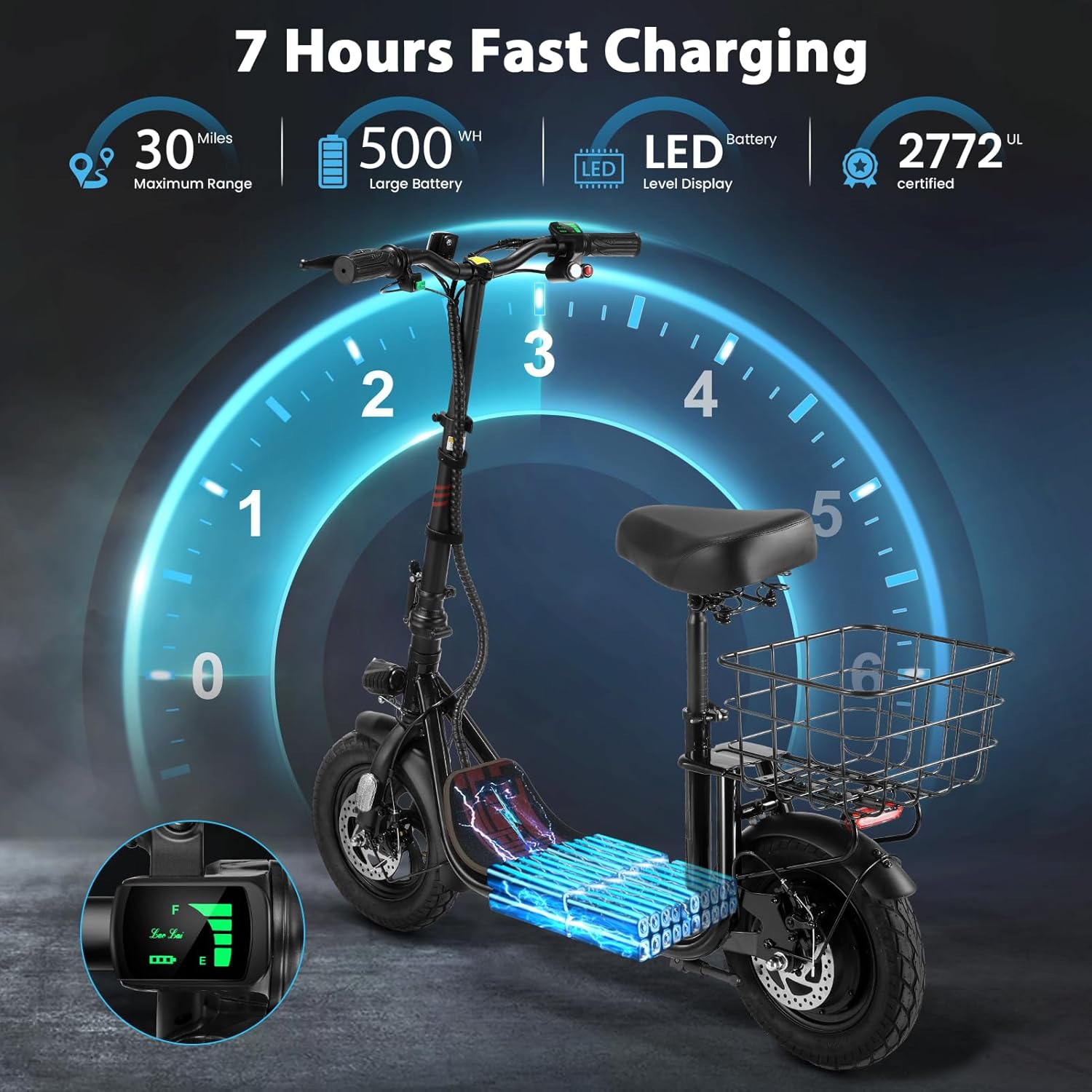 Caroma 1200W Electric Scooter Z3