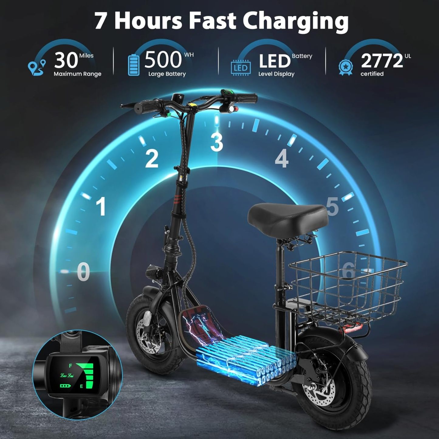 Caroma 1200W Electric Scooter Z3