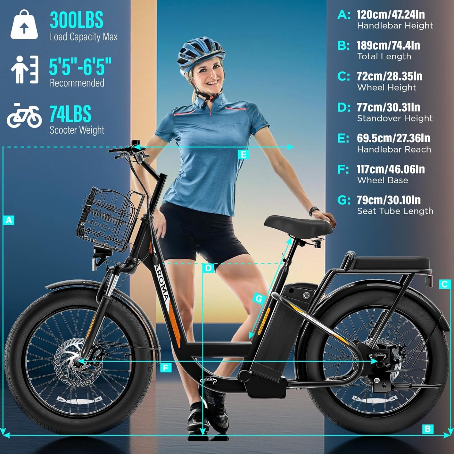 Caroma 560W Electric Scooter with Off-Road Tires K3