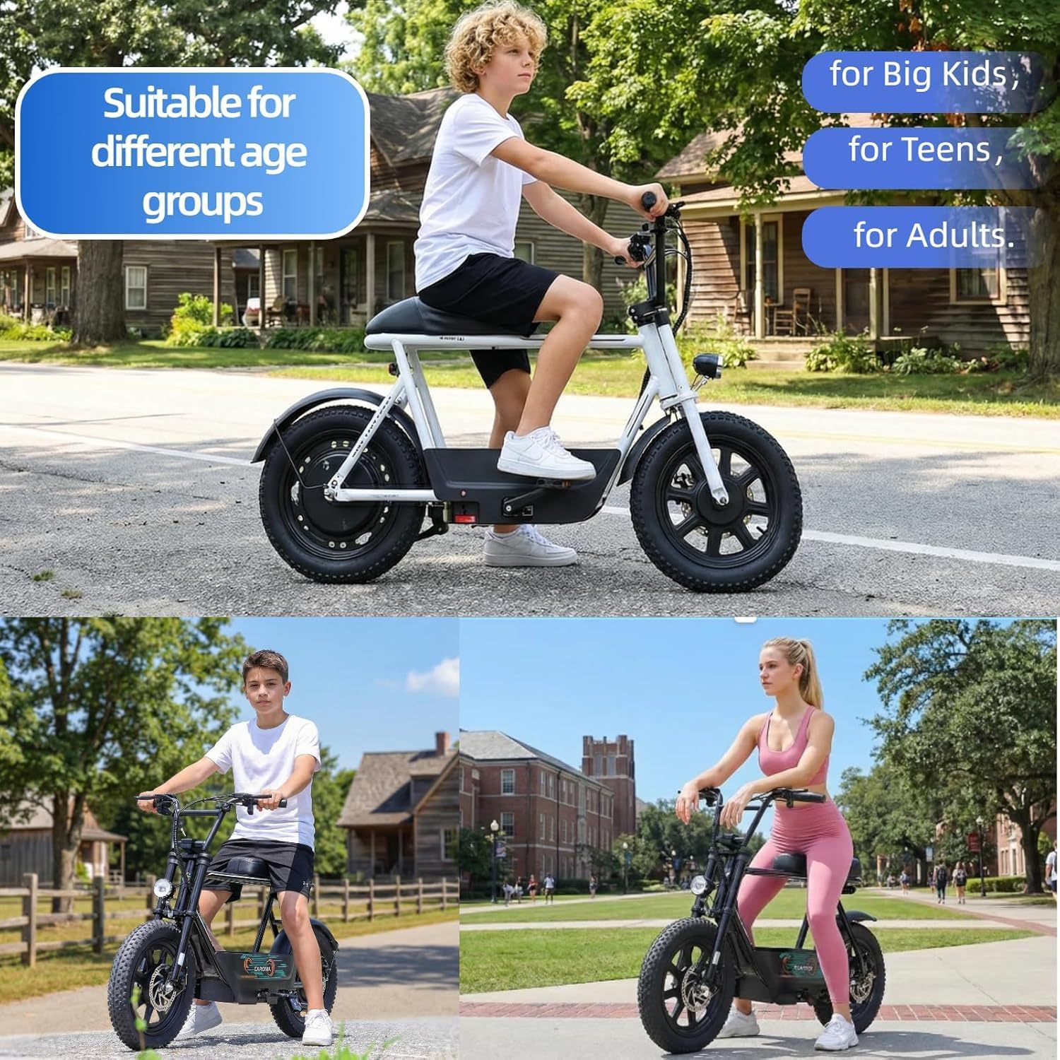 Caroma Electric Scooter with Seat D Series