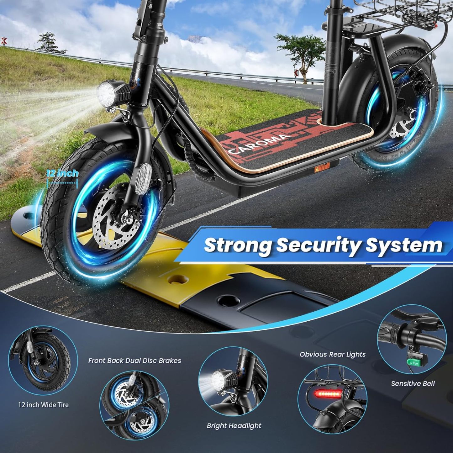 Caroma 1200W Electric Scooter Z3