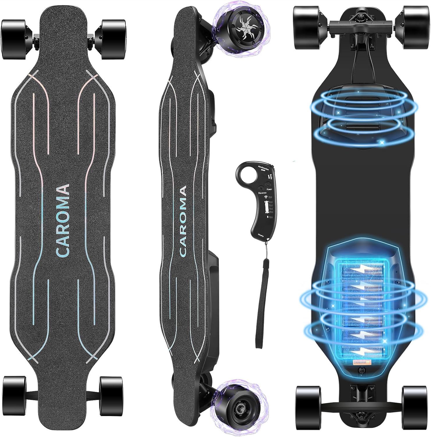 Caroma 38" Electric Skateboard with Remote 1200W SYL-20