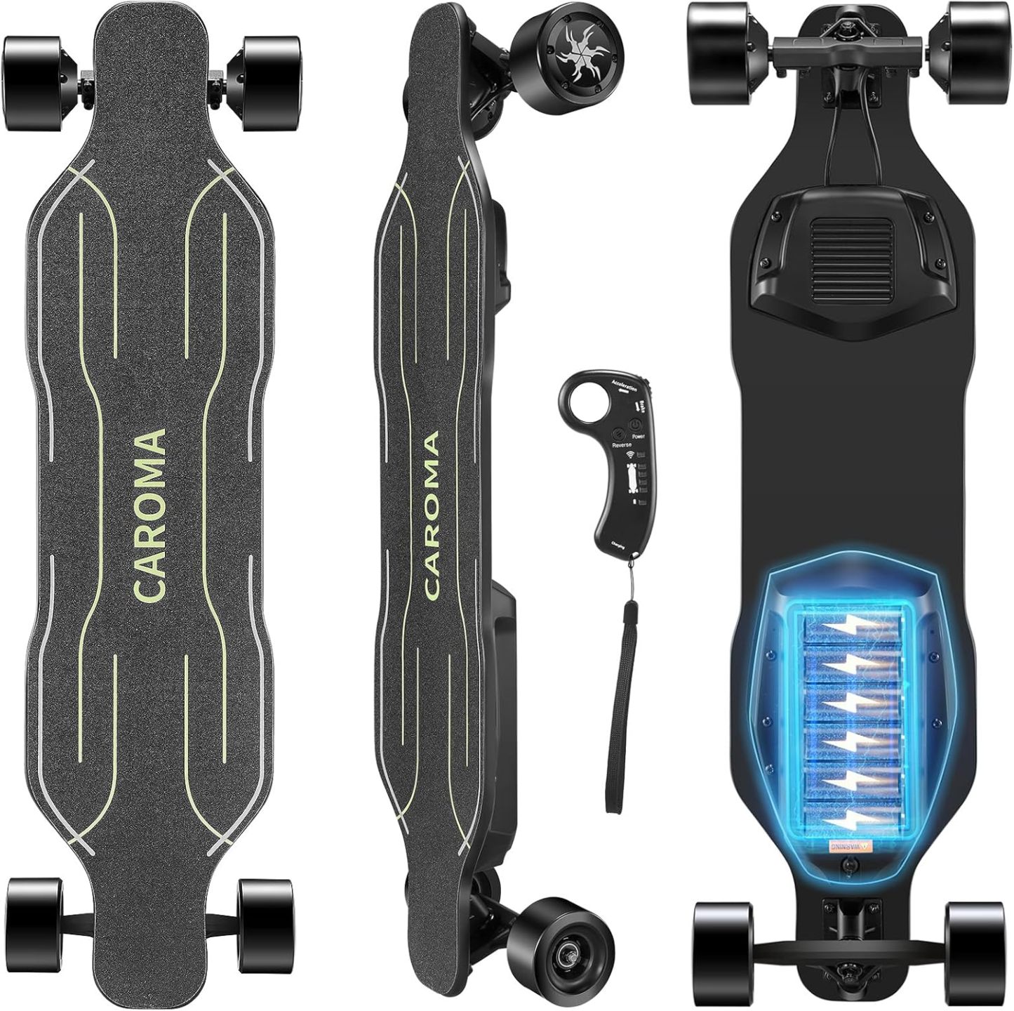 Caroma 38" Electric Skateboard with Remote 1200W SYL-20