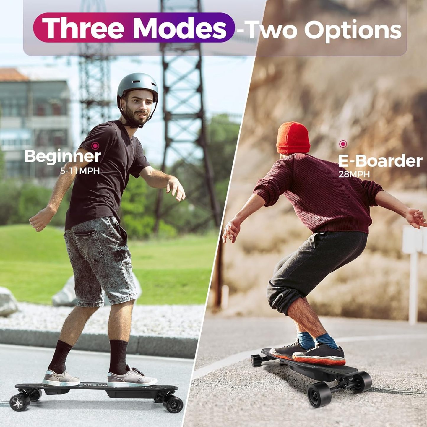 Caroma 38" Electric Skateboard with Remote 1200W SYL-20