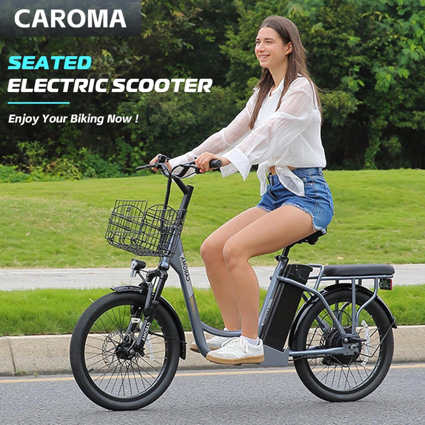 Caroma 560W Electric Scooter with Seat K1