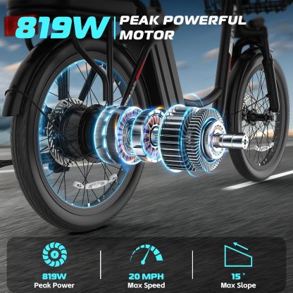 Caroma 819W Electric Scooter with Seat K2