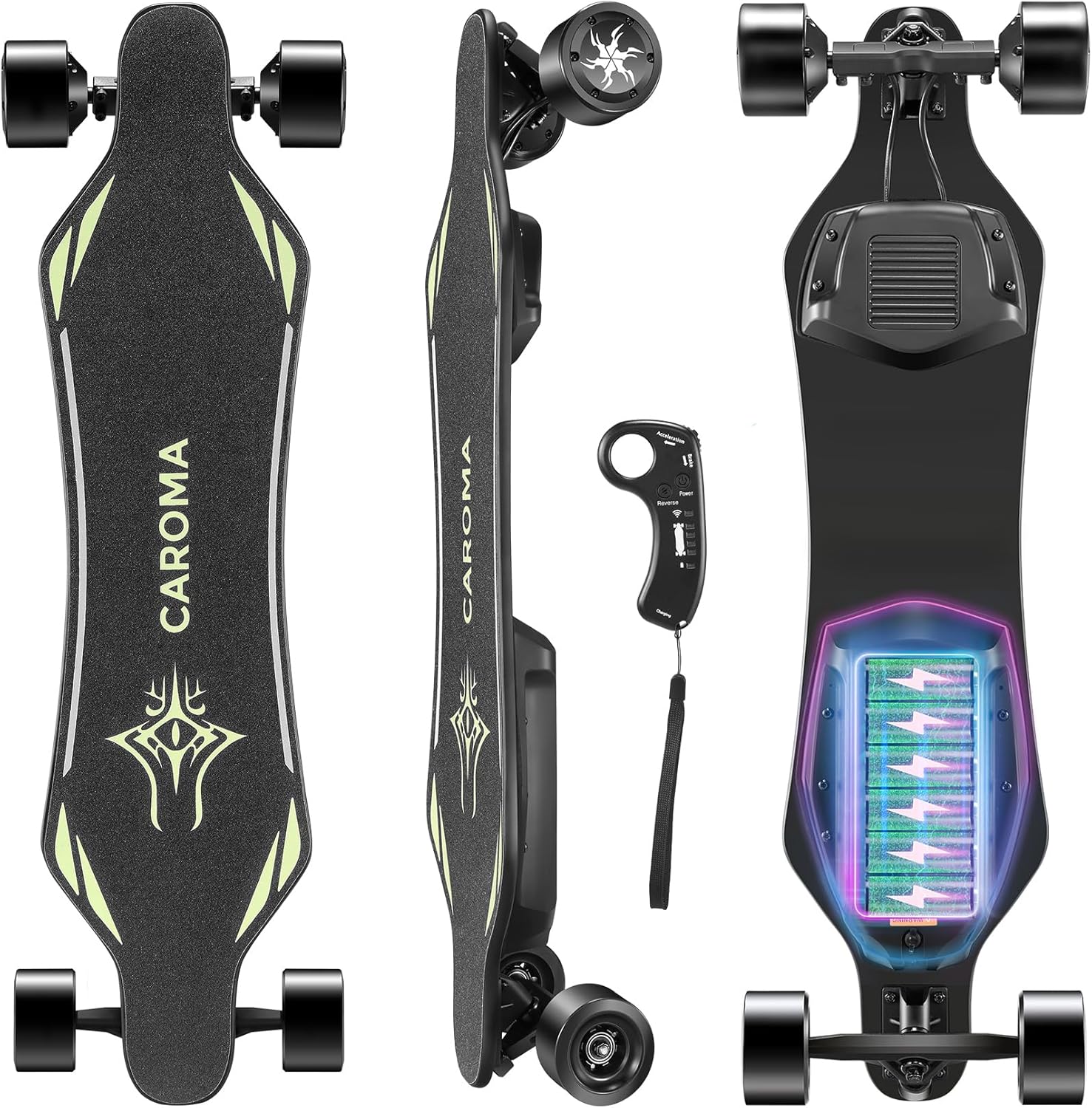 Caroma 38" Electric Skateboard with Remote 1200W SYL-10