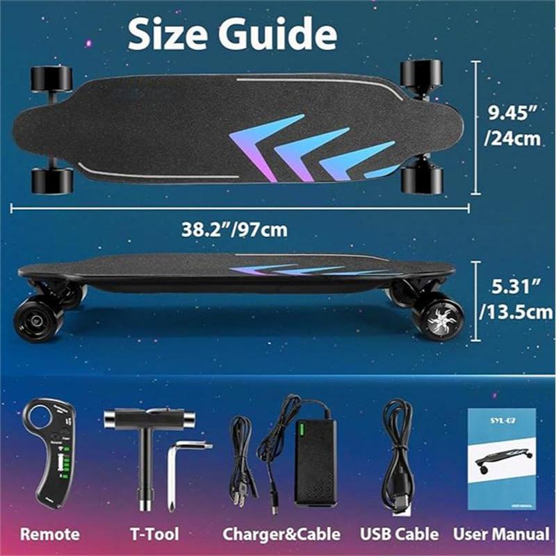 Caroma 1200W Electric Skateboards SYL-07