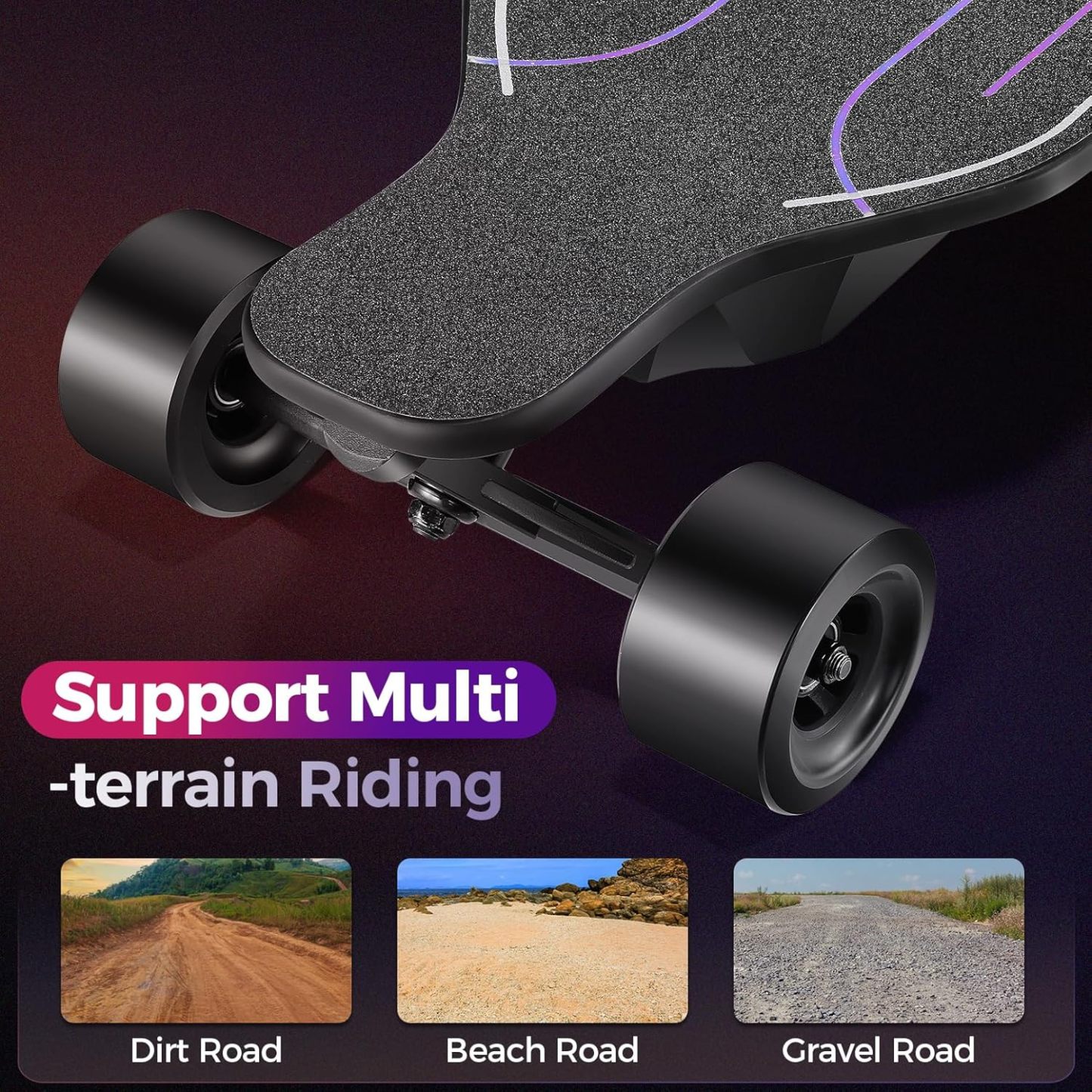 Caroma 38" Electric Skateboard with Remote 1200W SYL-20