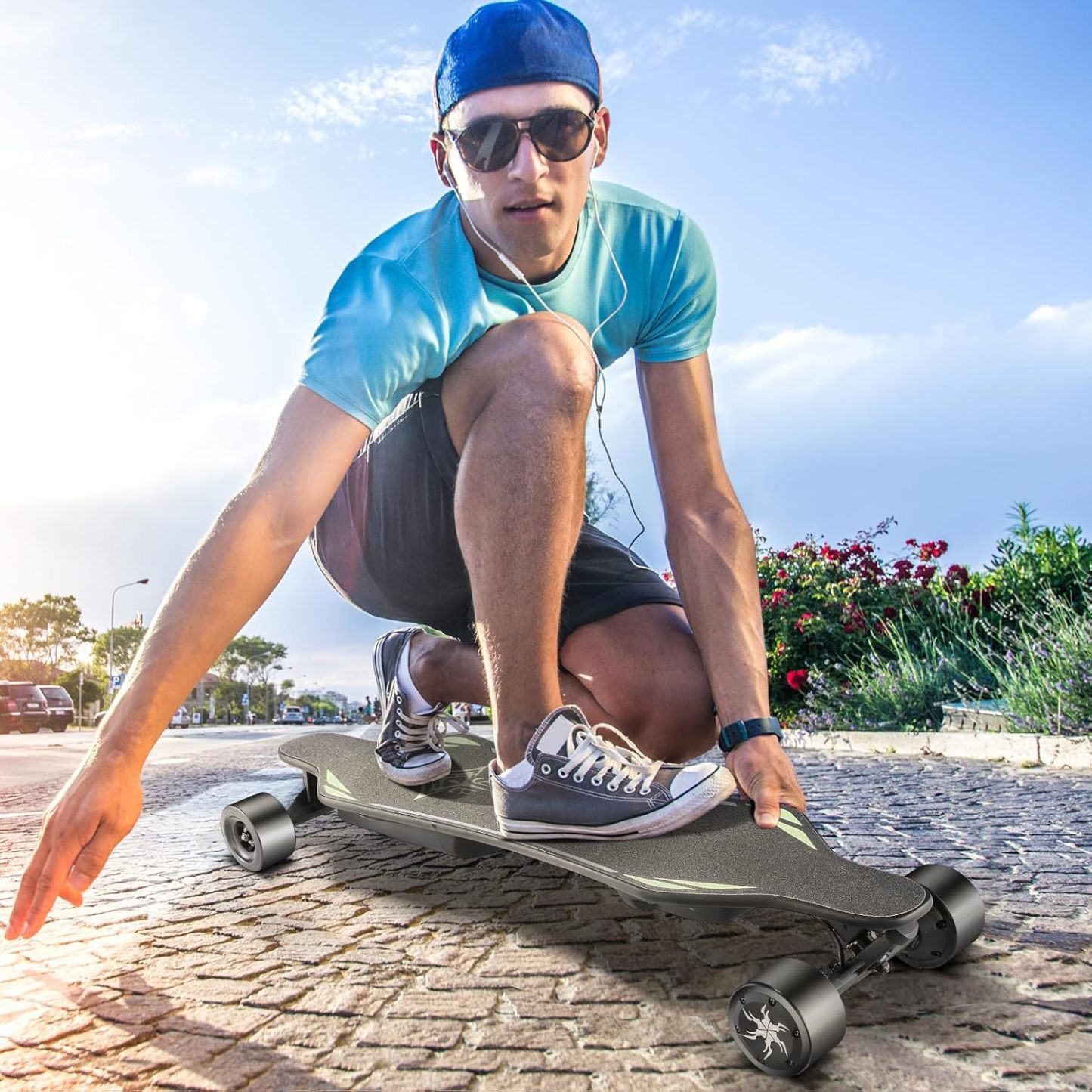 Caroma 38" Electric Skateboard with Remote 1200W SYL-10