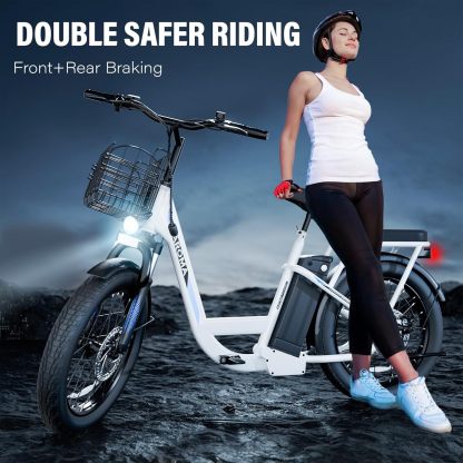 Caroma 819W Electric Scooter with Off-Road Tires K4