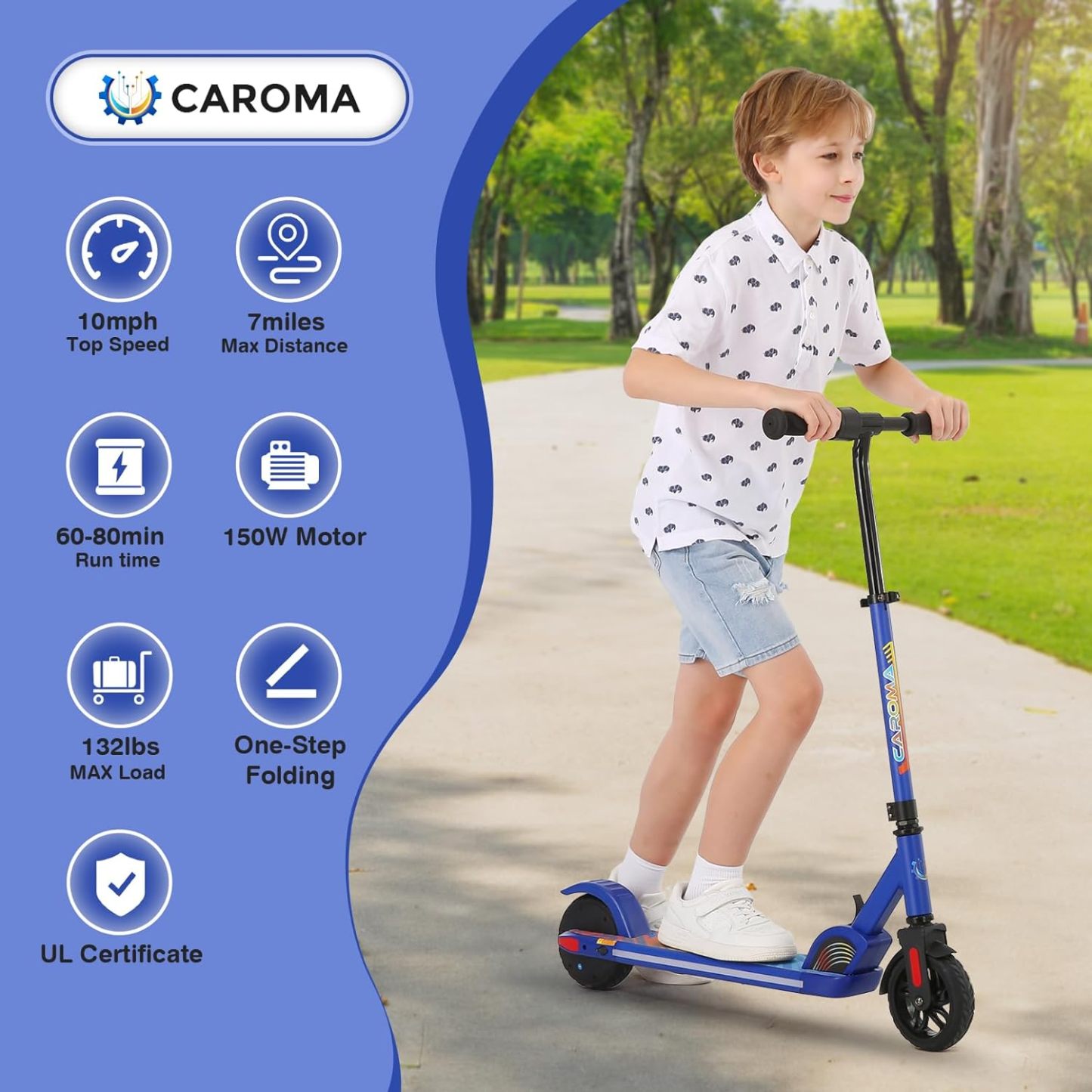Caroma 150W Kids Electric Scooter E35