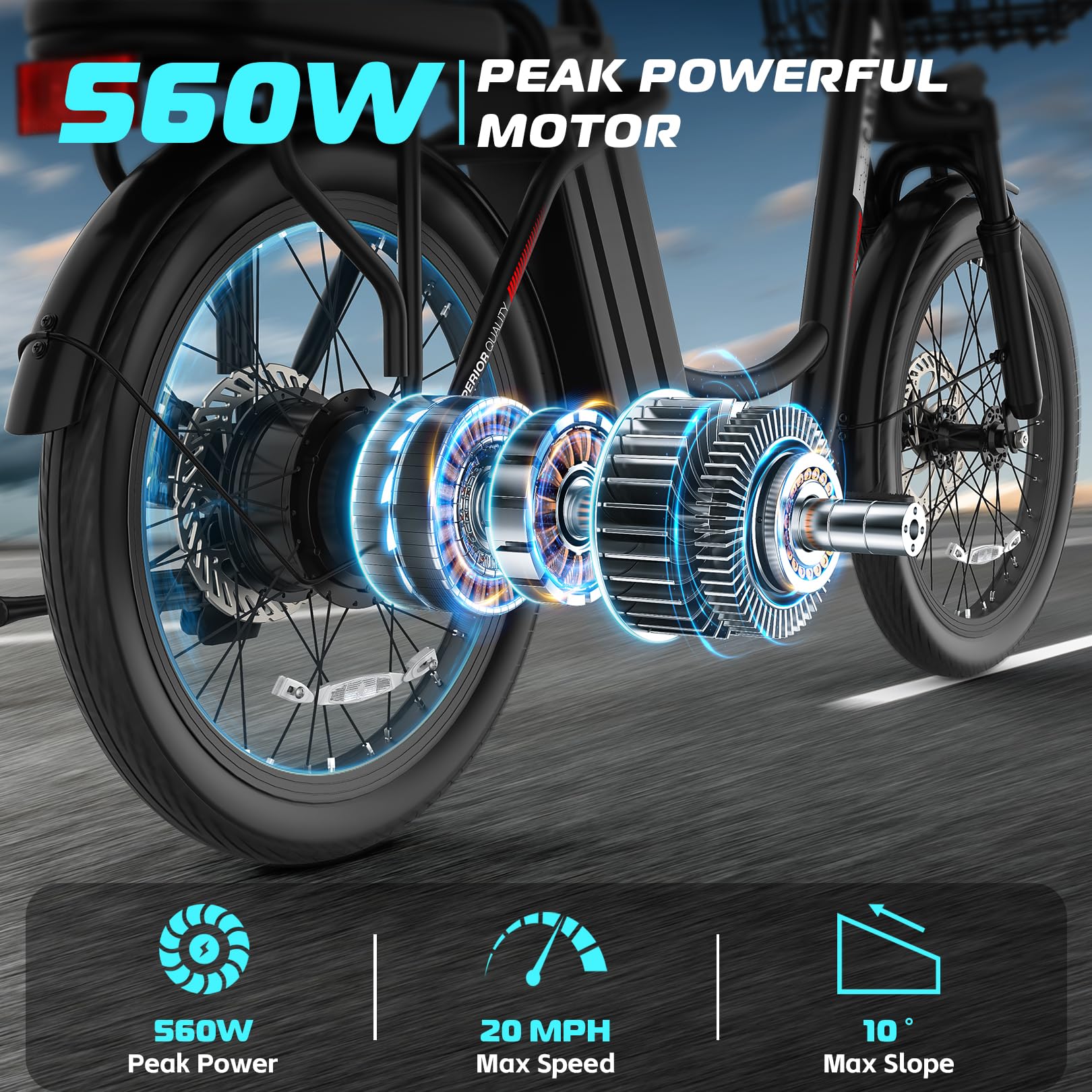 Caroma 500W(K1)/800W(K2) Electric Scooter with Seat