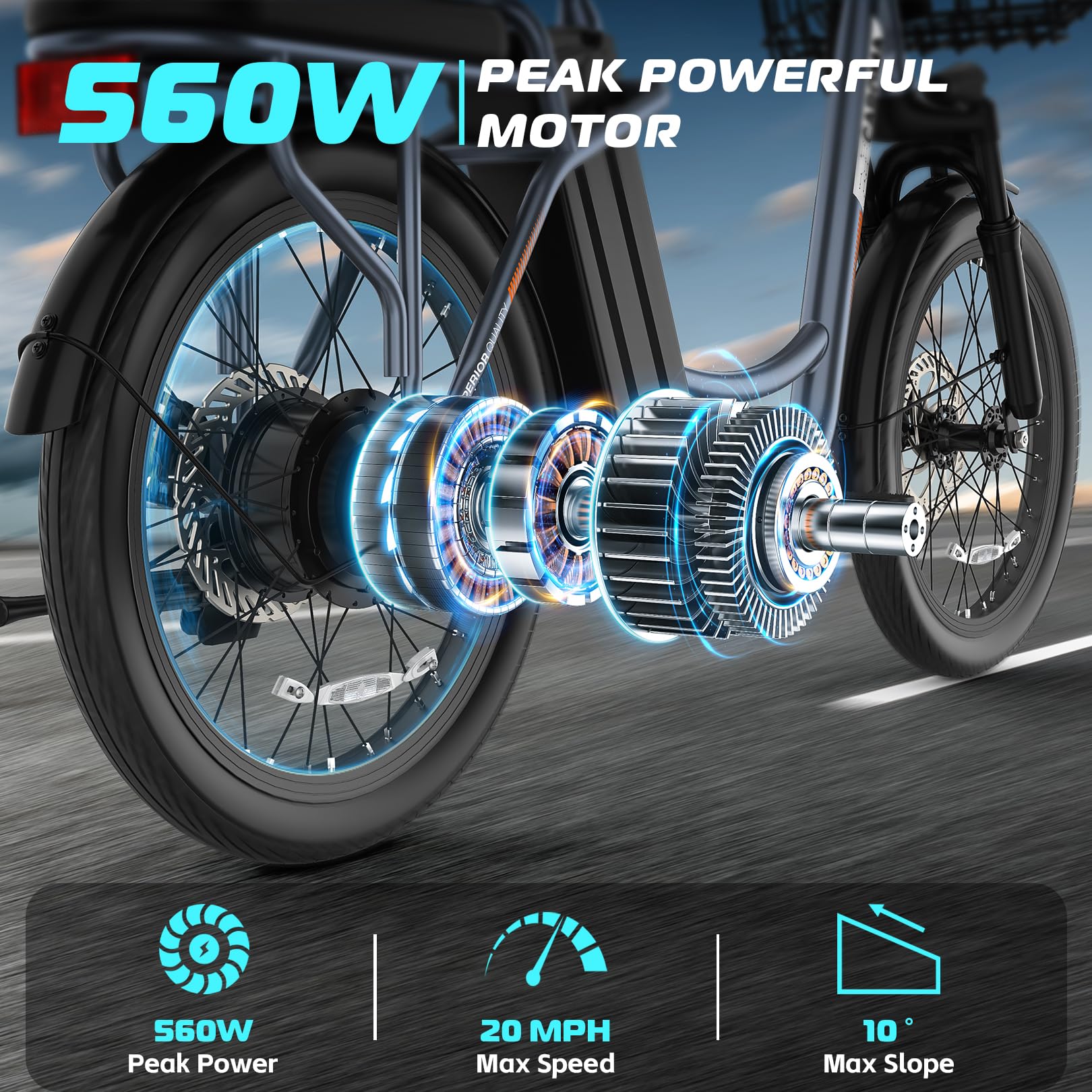 Caroma 500W(K1)/800W(K2) Electric Scooter with Seat