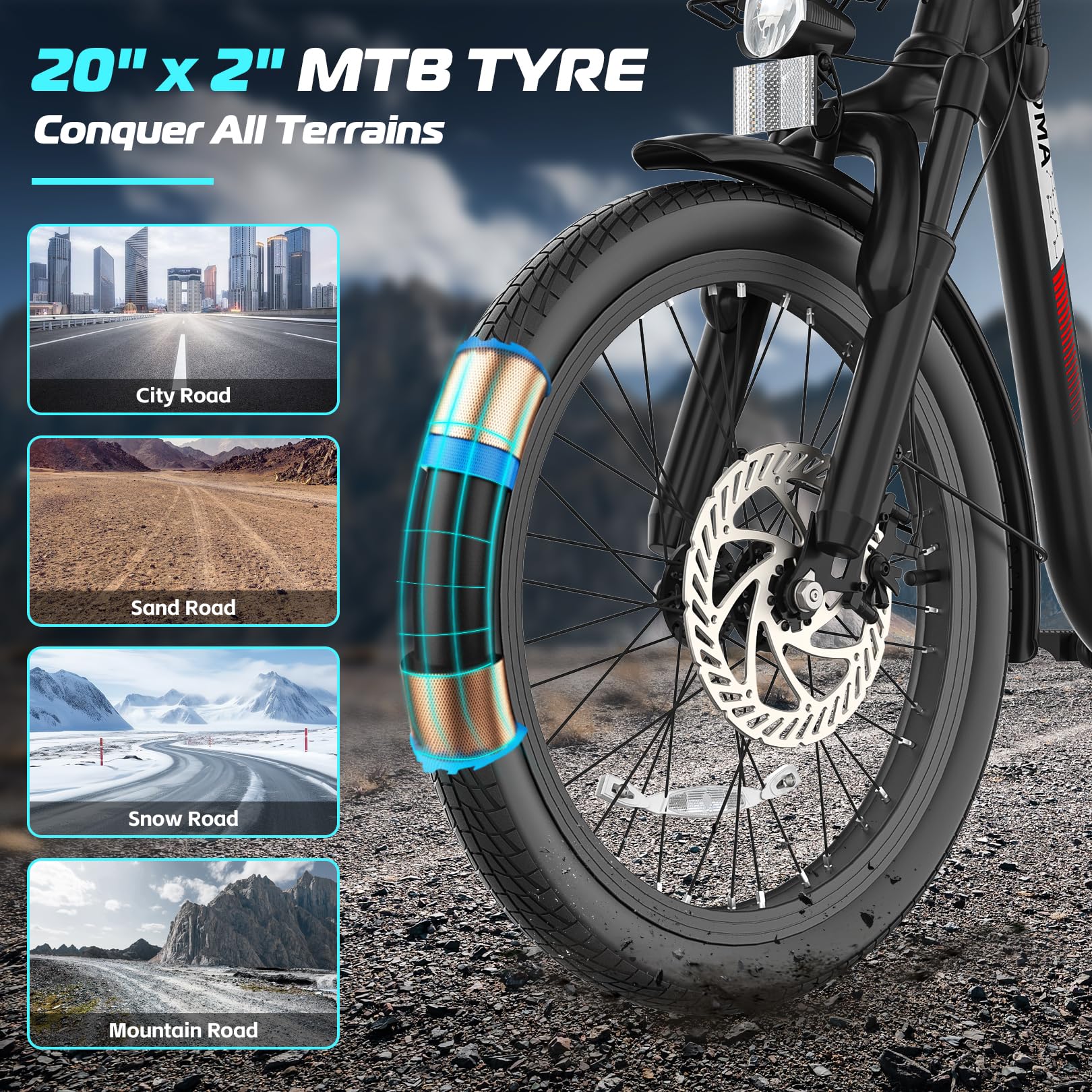 Caroma 500W(K1)/800W(K2) Electric Scooter with Seat