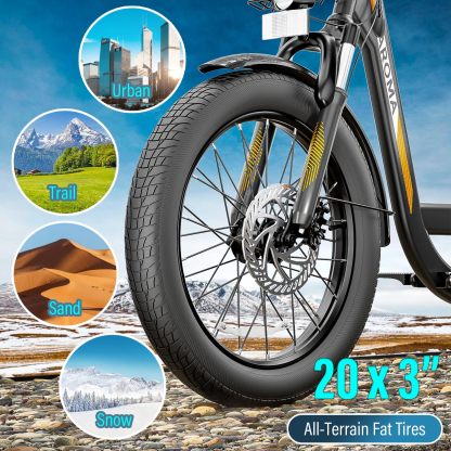 Caroma 500W K3/800W K4/1200W K5 Electric Scooter with Off-Road Tires