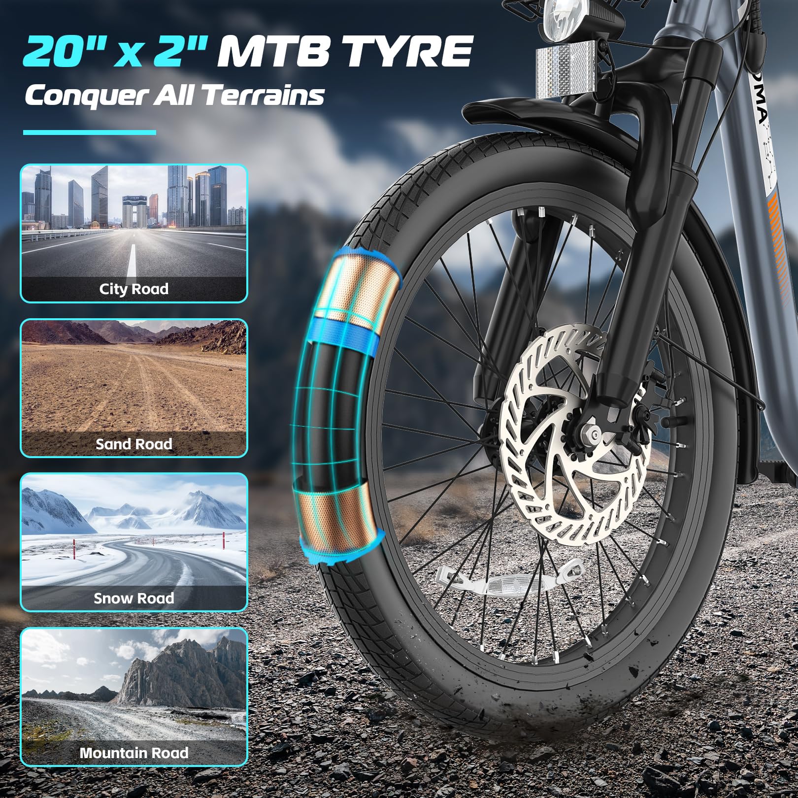 Caroma 500W(K1)/800W(K2) Electric Scooter with Seat