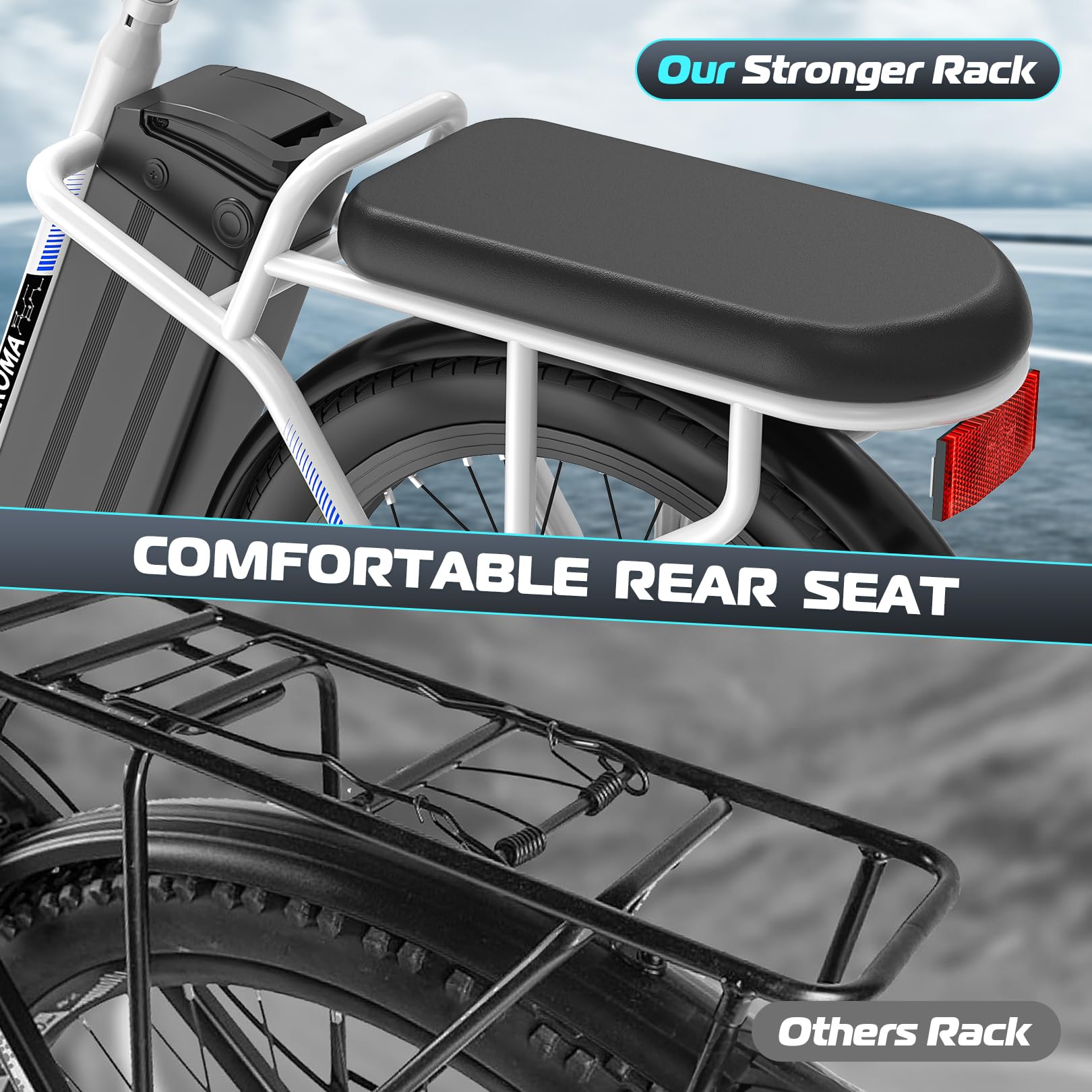 Caroma 500W(K1)/800W(K2) Electric Scooter with Seat